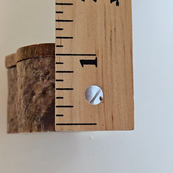 Artisan Heart-Shaped Wooden Box - Brown - Picture 6 of 8